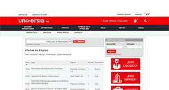 Desktop Screenshot of empleo.universia.edu.pe