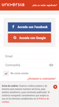 Mobile Screenshot of login.universia.net