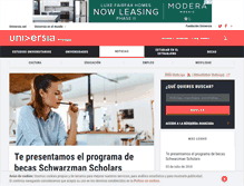 Tablet Screenshot of noticias.universia.com.ni