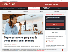 Tablet Screenshot of noticias.universia.com.pa