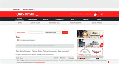 Desktop Screenshot of emplea.universia.es