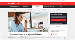 Desktop Screenshot of noticias.universia.com.py