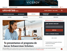 Tablet Screenshot of noticias.universia.com.bo
