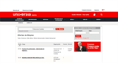 Desktop Screenshot of empleos.universia.com.ar