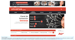Desktop Screenshot of cursos.universia.com.ar