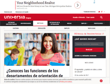 Tablet Screenshot of noticias.universia.edu.uy