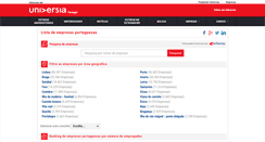 Desktop Screenshot of guiaempresas.universia.pt