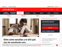 Tablet Screenshot of noticias.universia.edu.pe