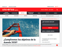 Tablet Screenshot of noticias.universia.com.ar