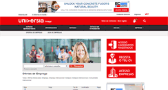 Desktop Screenshot of emprego.universia.pt